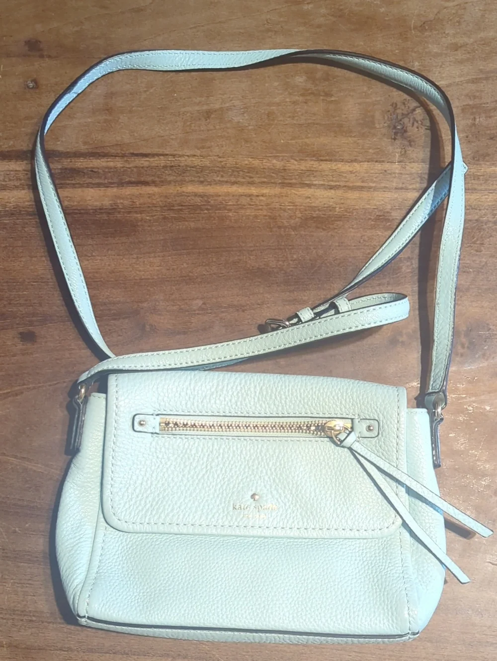 Kate Spade baby blue crossbody bag